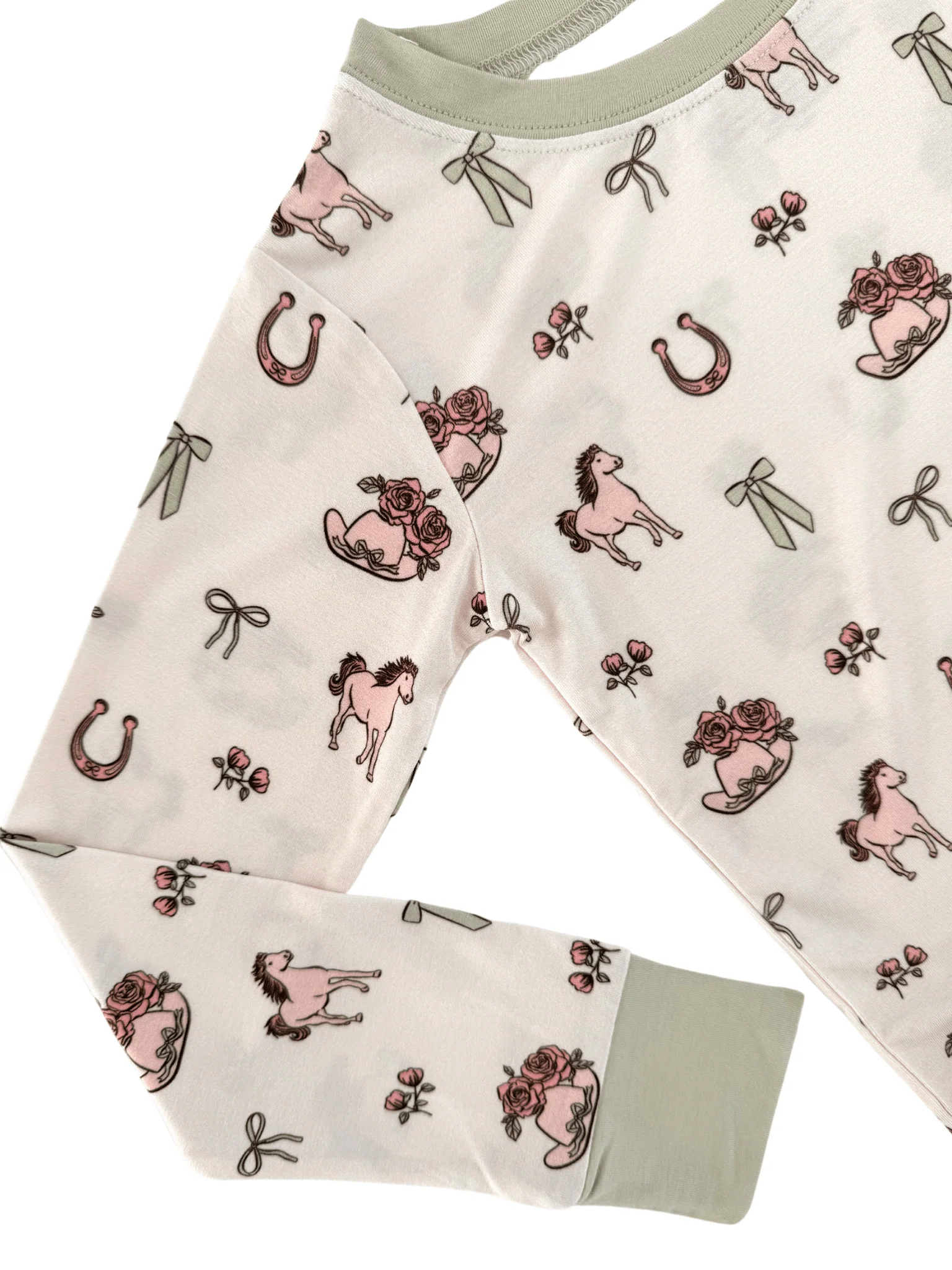 Bamboo Long Sleeve Pajama Set - Yeehaw Cowgirl - Image 2