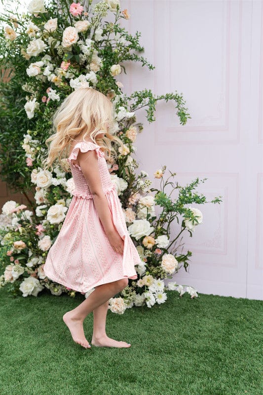 Bamboo Smocked Twirl Dress - Victoria (Floral) - Image 2