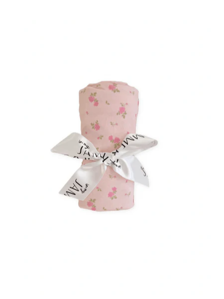 Bamboo Swaddle Blanket - Haven Floral - Image 2