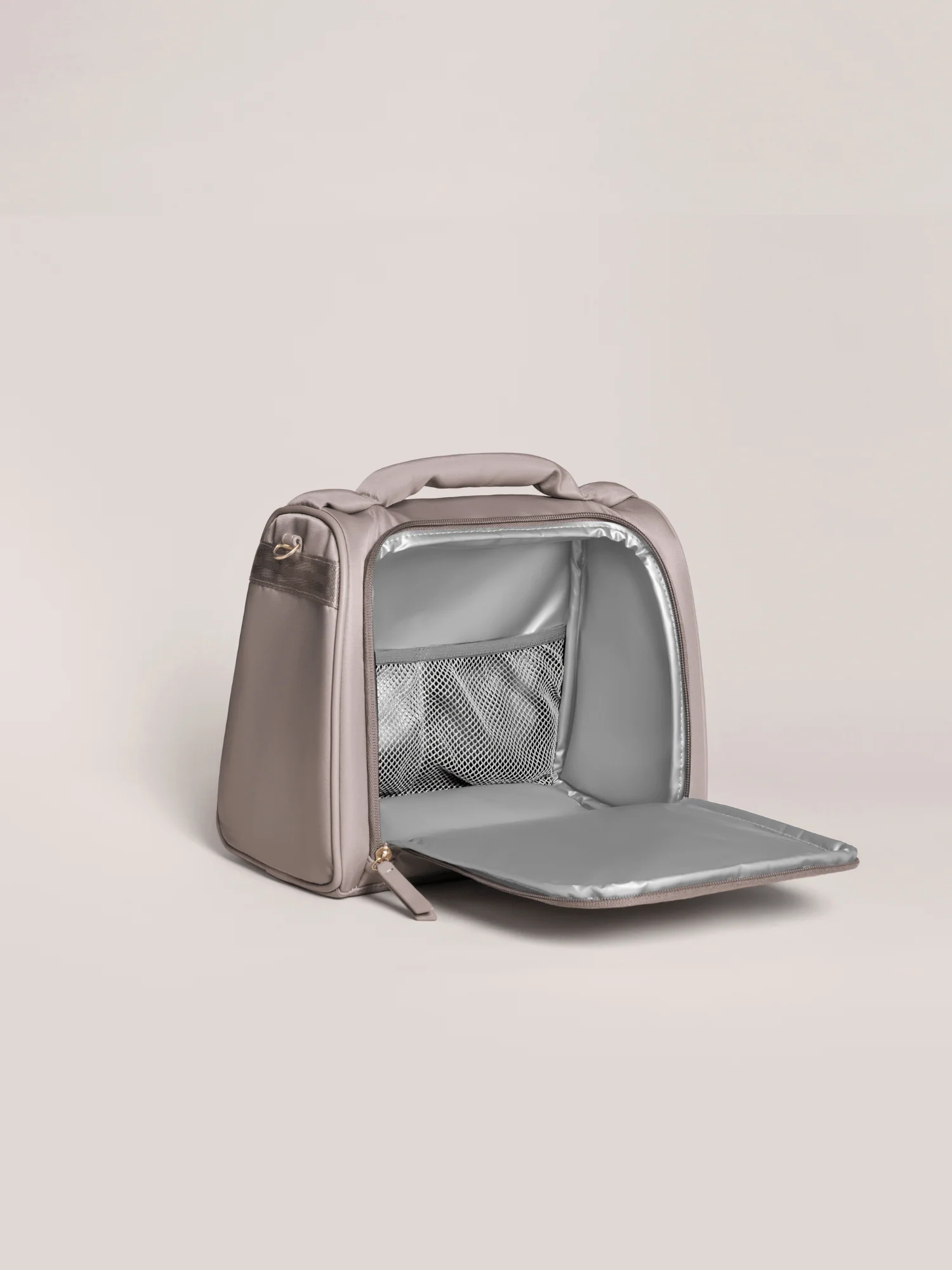 Insulated Bottle Bag - Taupe - Image 4