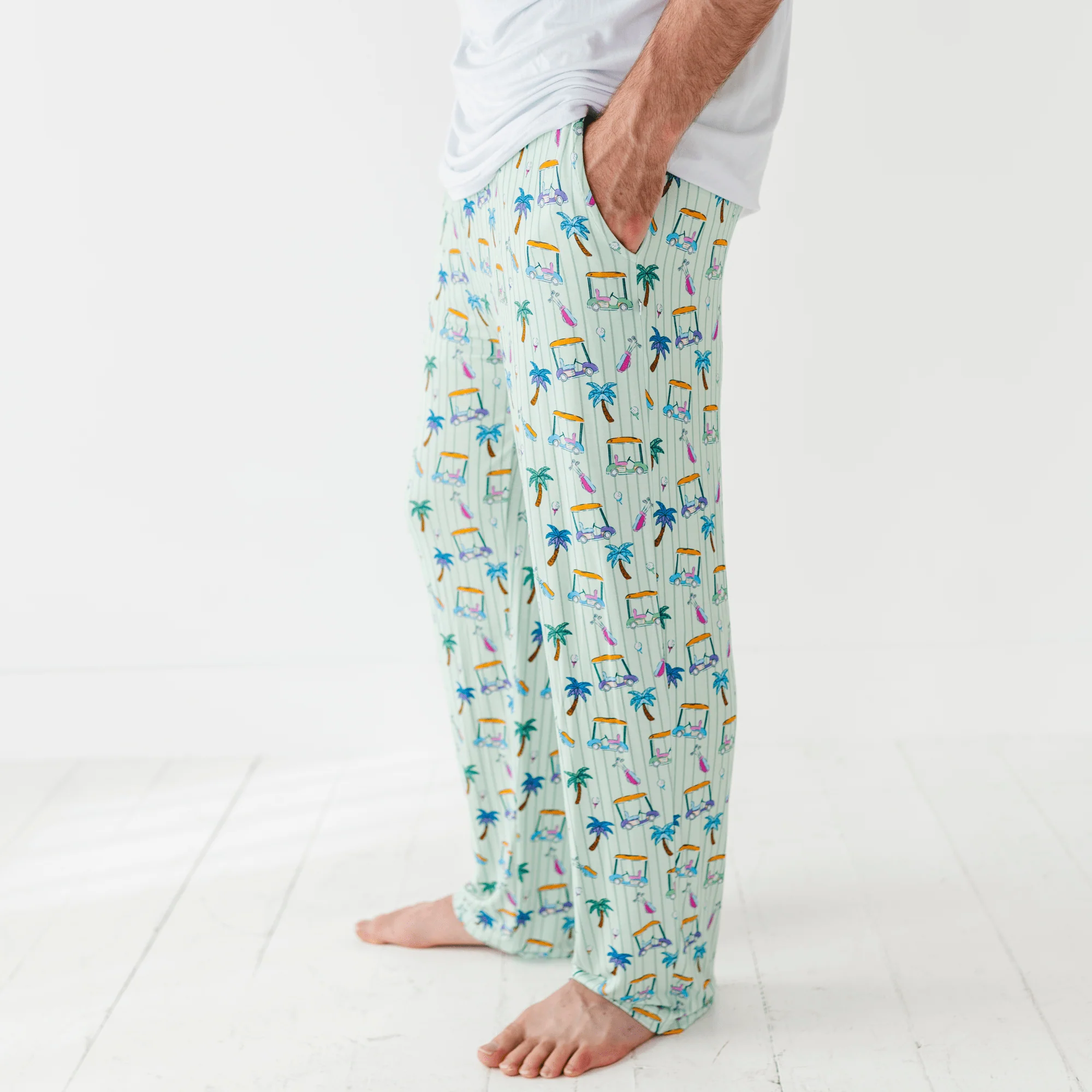 It's Fore O'Clock Somewhere Mens Lounge Pants - Image 4
