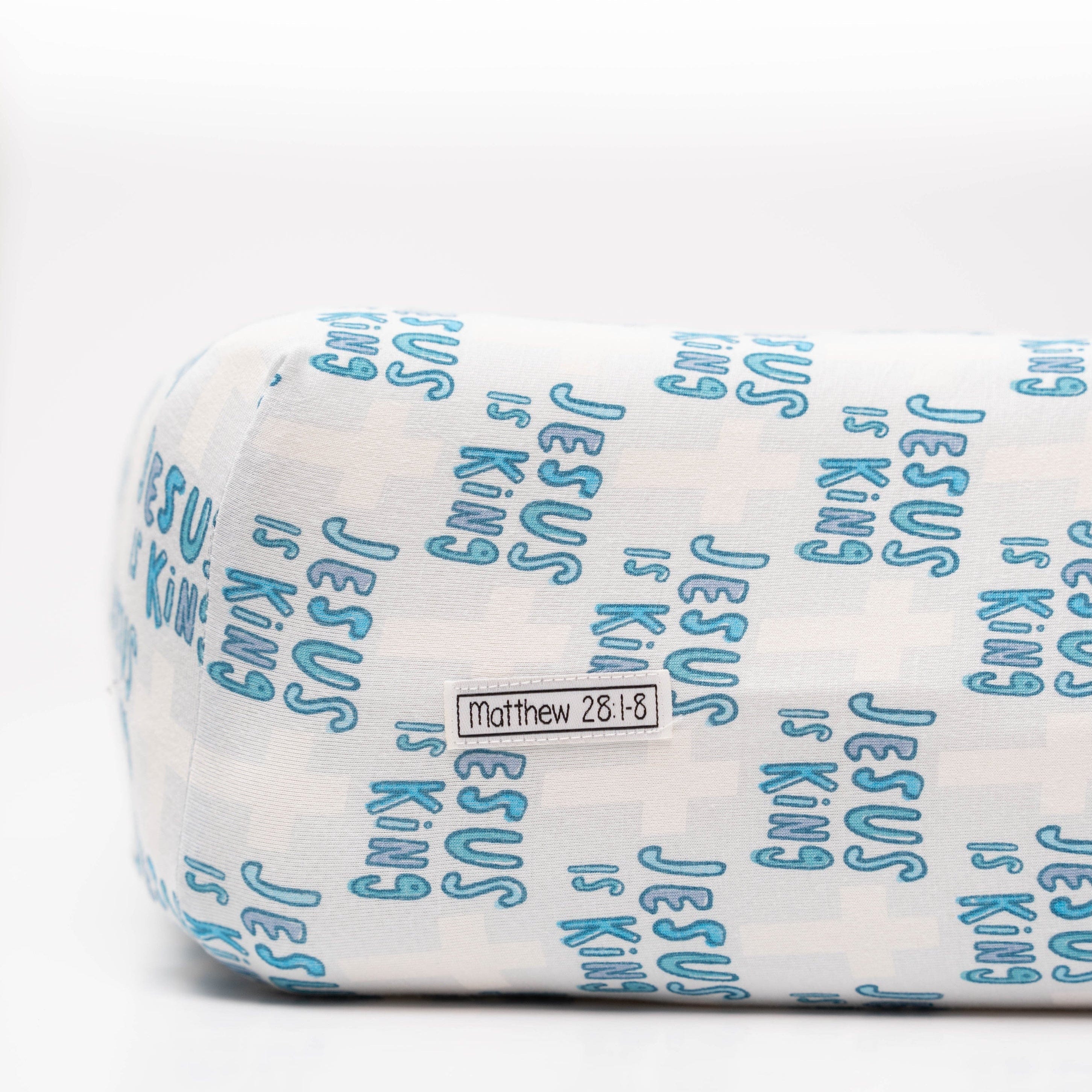 Jesus Is King Blue Bedsheet Bamboo - Image 2