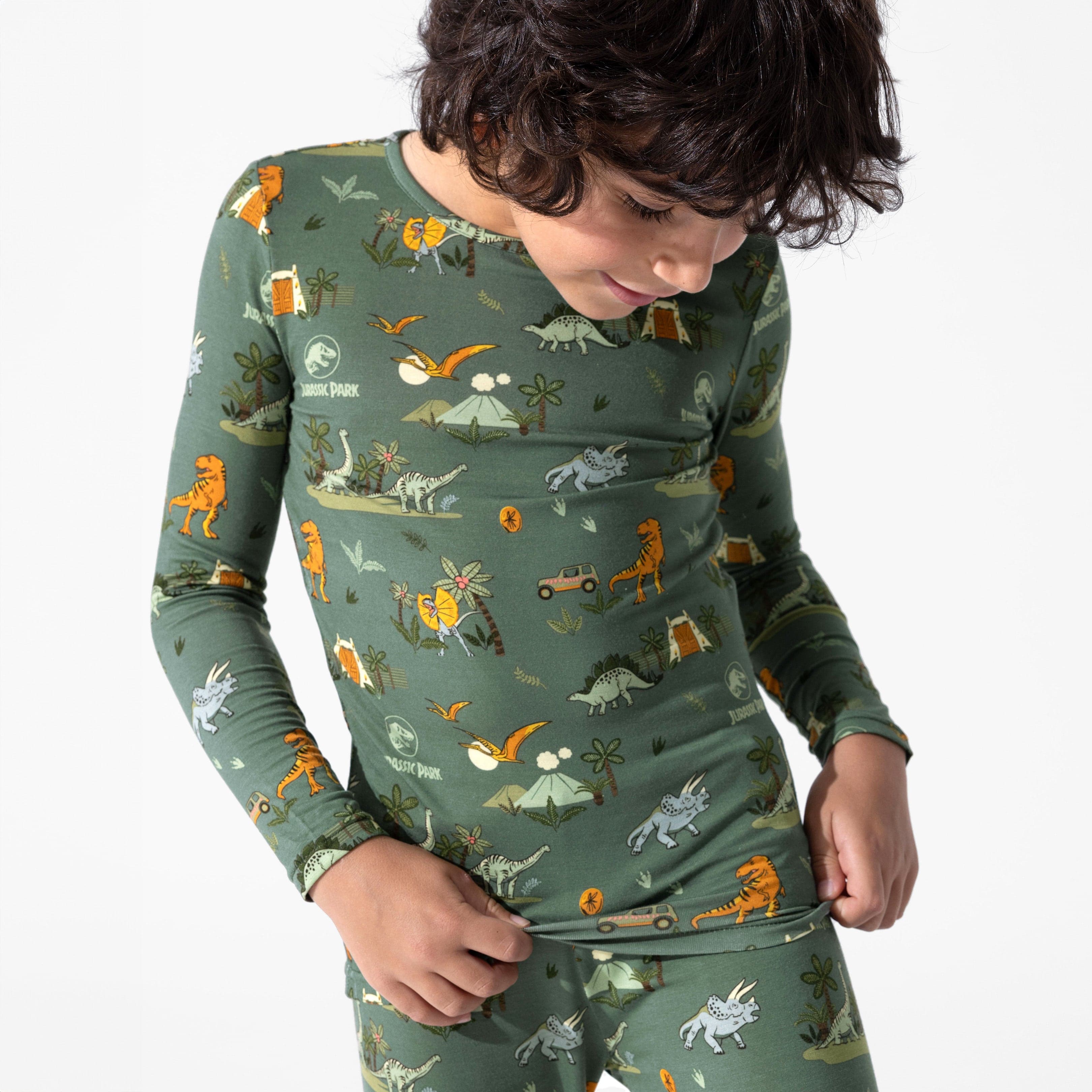 Bamboo Long Sleeve Pajama Set - Jurassic Park Core - Image 2