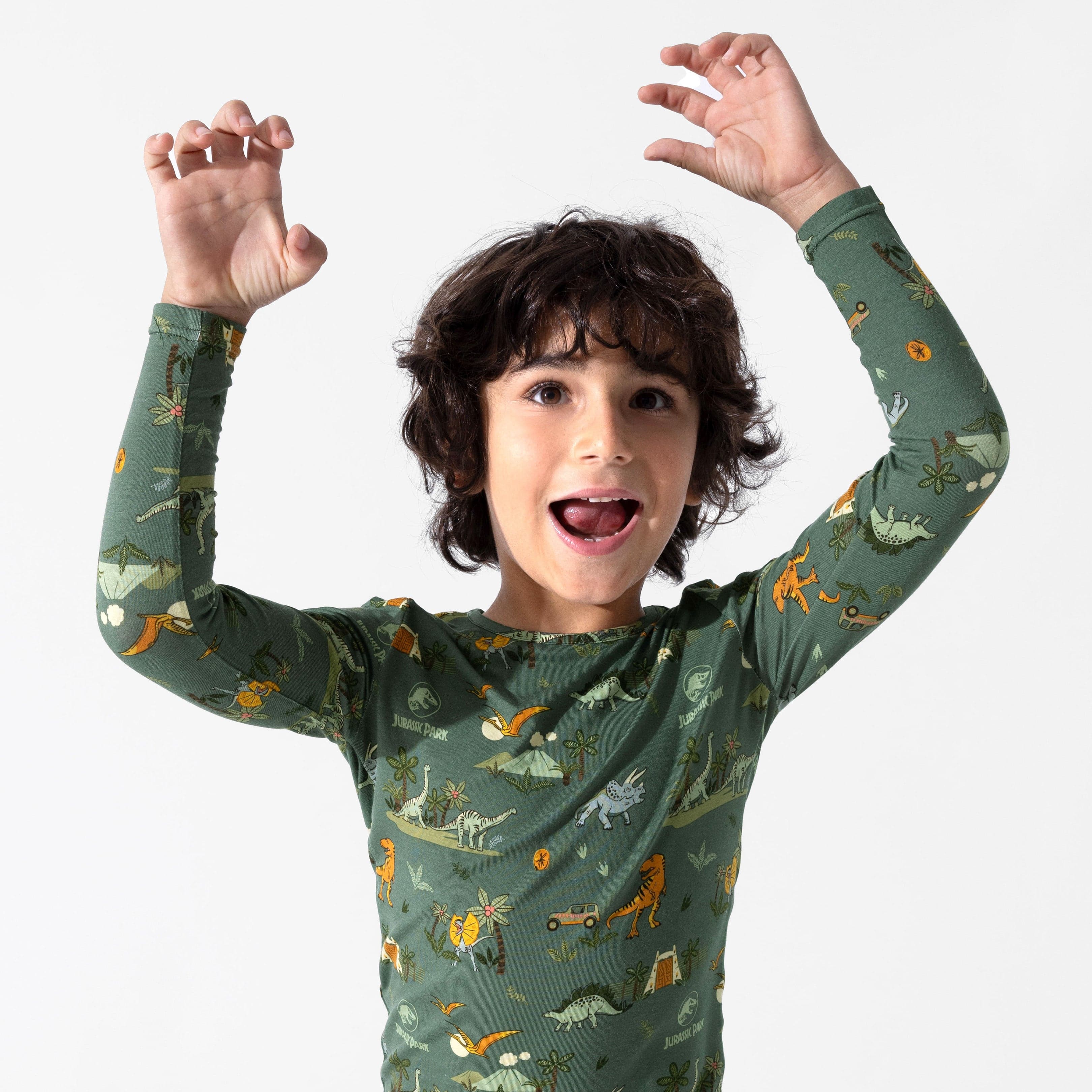 Bamboo Long Sleeve Pajama Set - Jurassic Park Core - Image 4