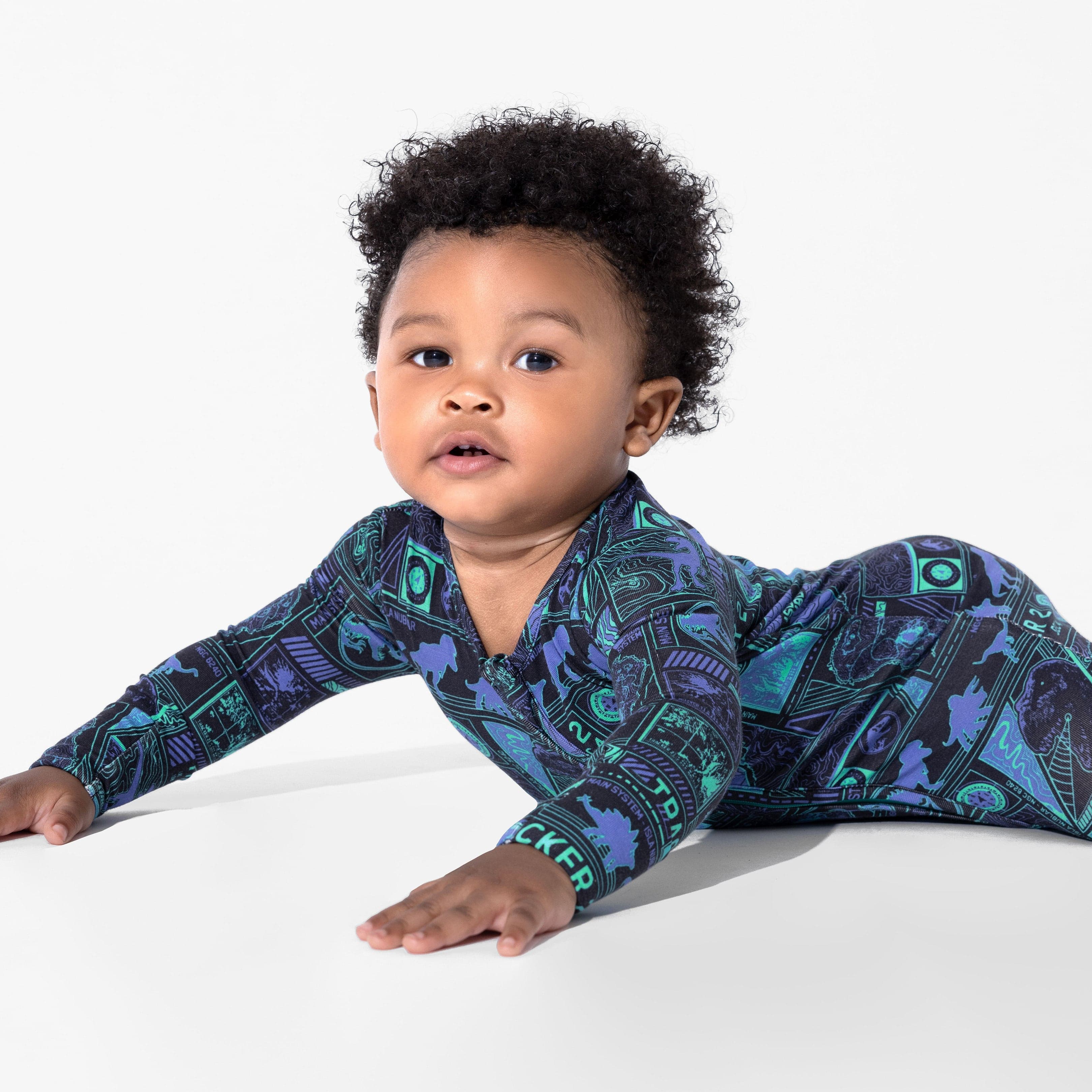 Bamboo Convertible Footie Romper - Jurassic Park: Tracker - Image 3