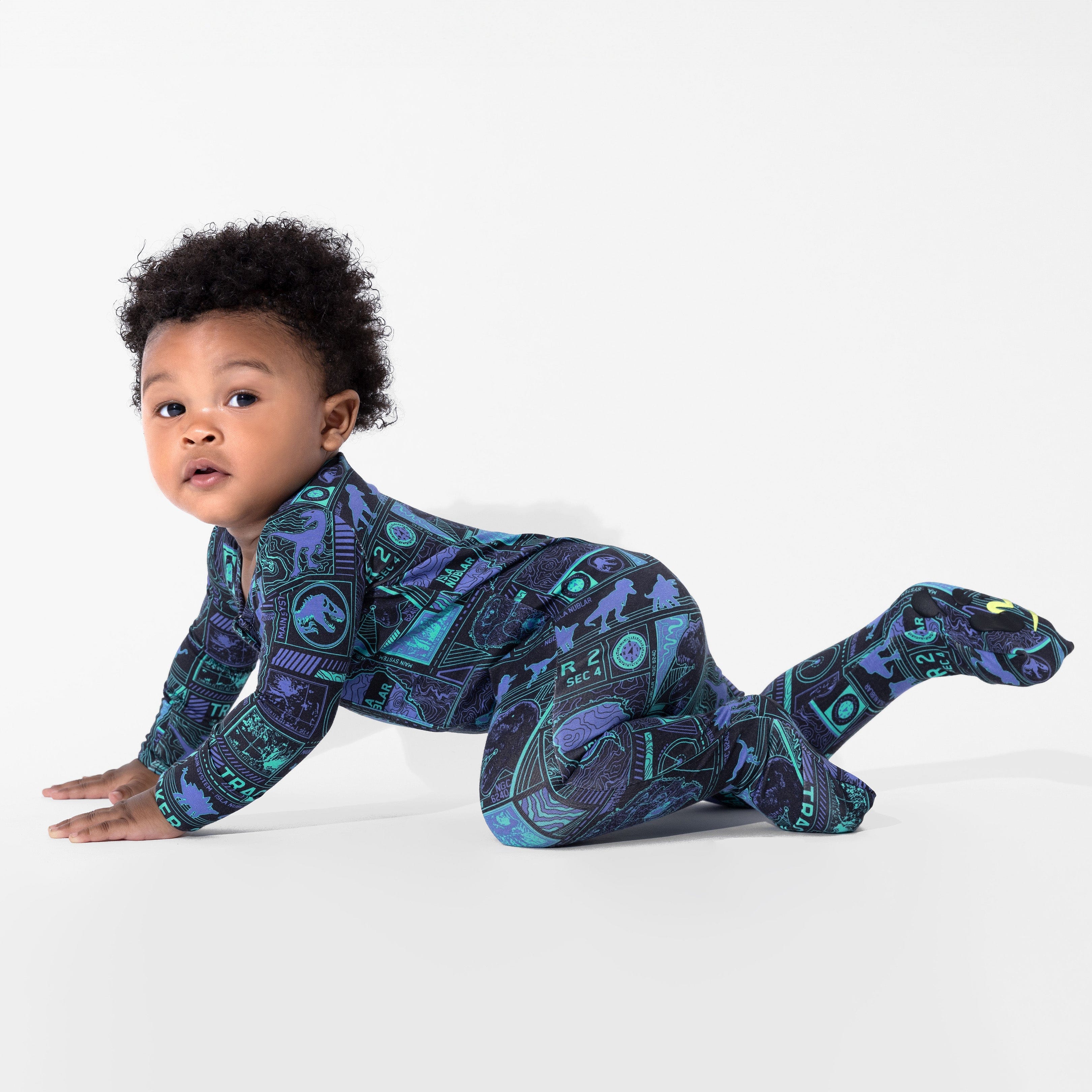 Bamboo Convertible Footie Romper - Jurassic Park: Tracker - Image 4