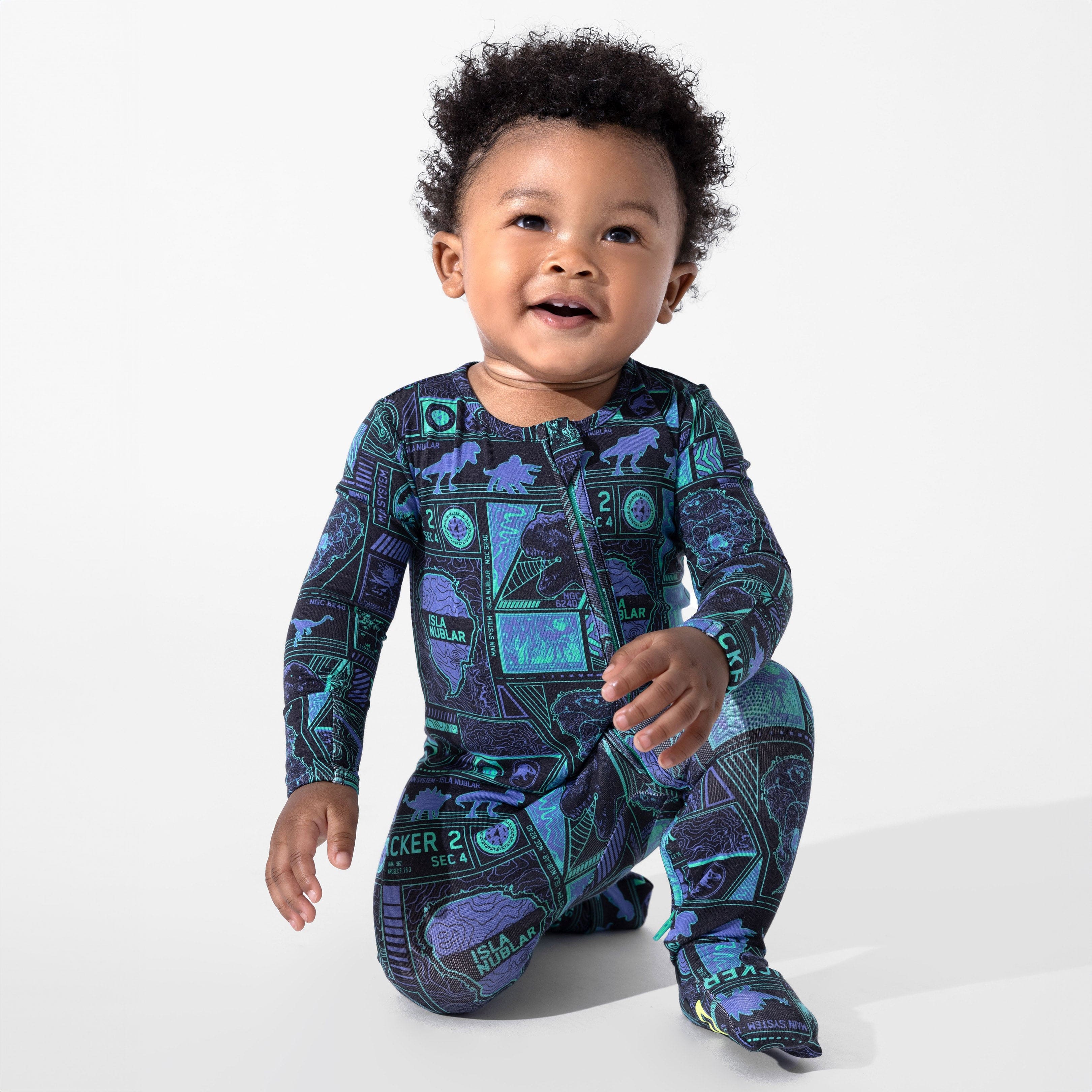 Bamboo Convertible Footie Romper - Jurassic Park: Tracker - Image 5