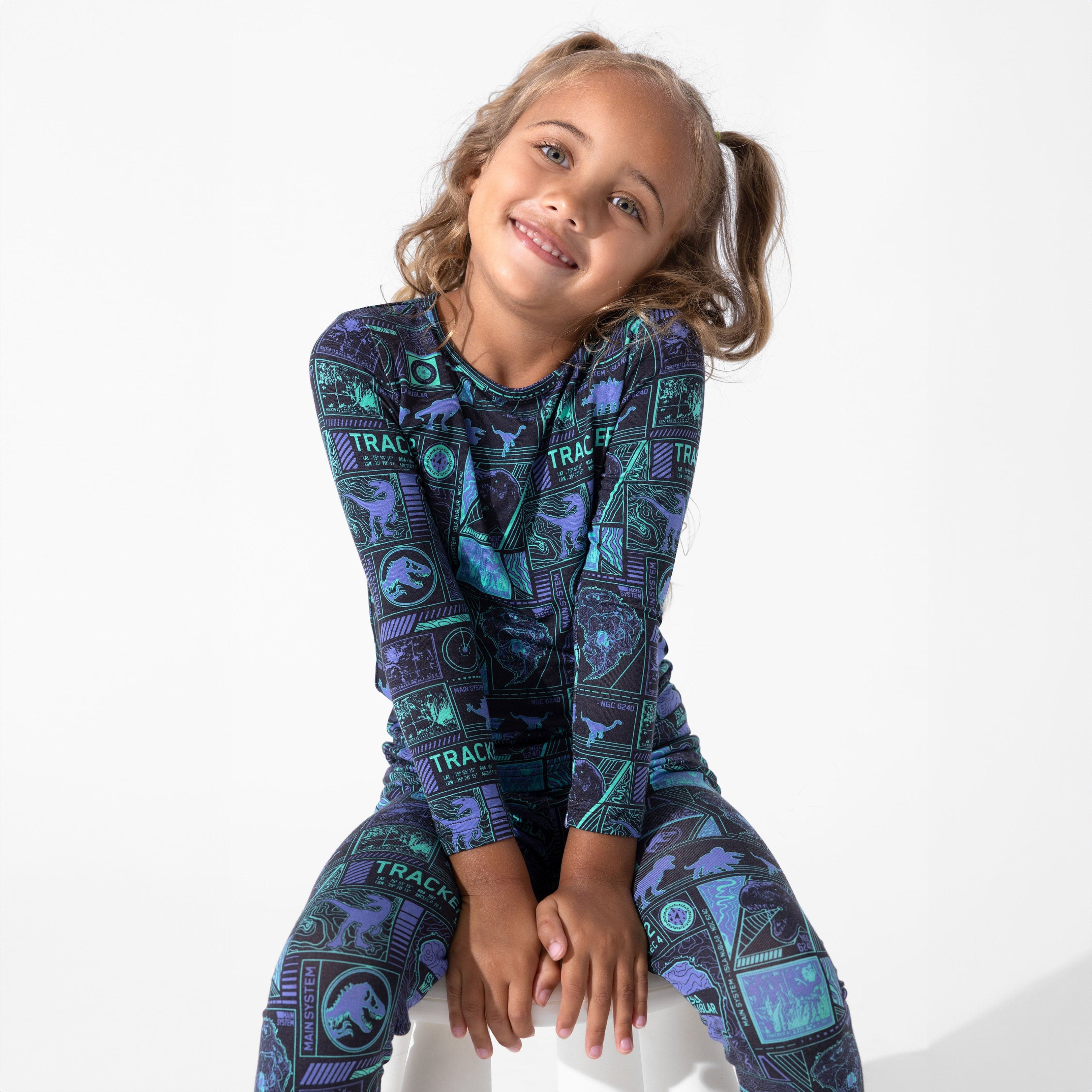 Bamboo Long Sleeve Pajama Set - Jurassic Park: Tracker - Image 3