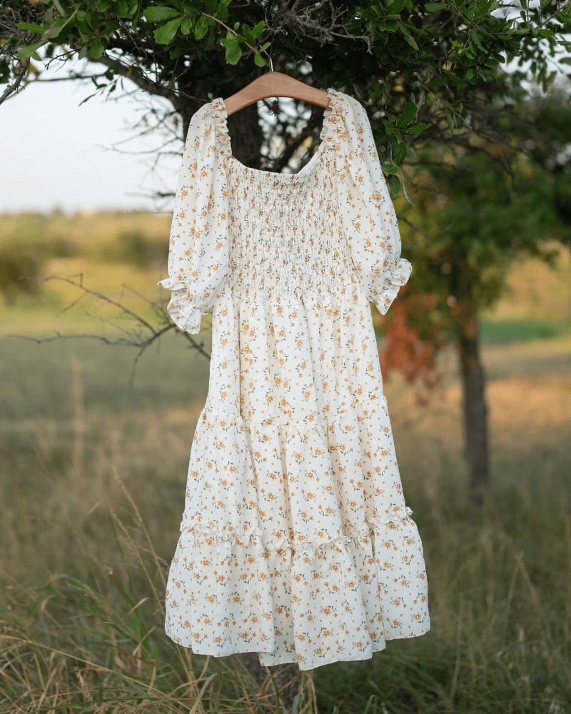 Katherine Dress - Yellow Floral - Image 6