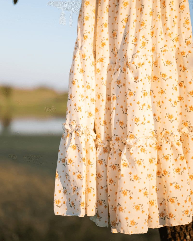 Katherine Dress - Yellow Floral - Image 9
