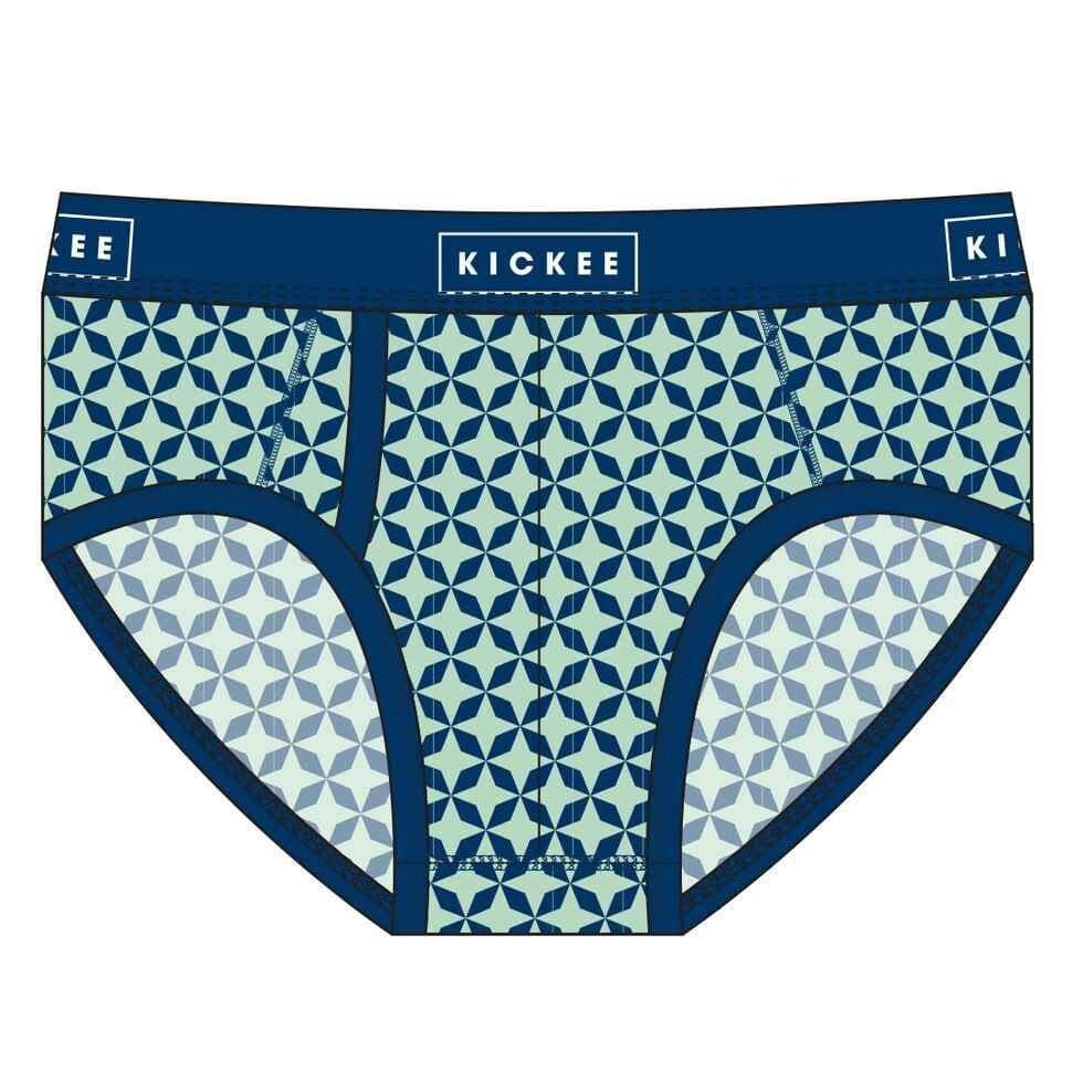 Men's Print Bamboo Brief Underwear - Pistachio Taj Mahal