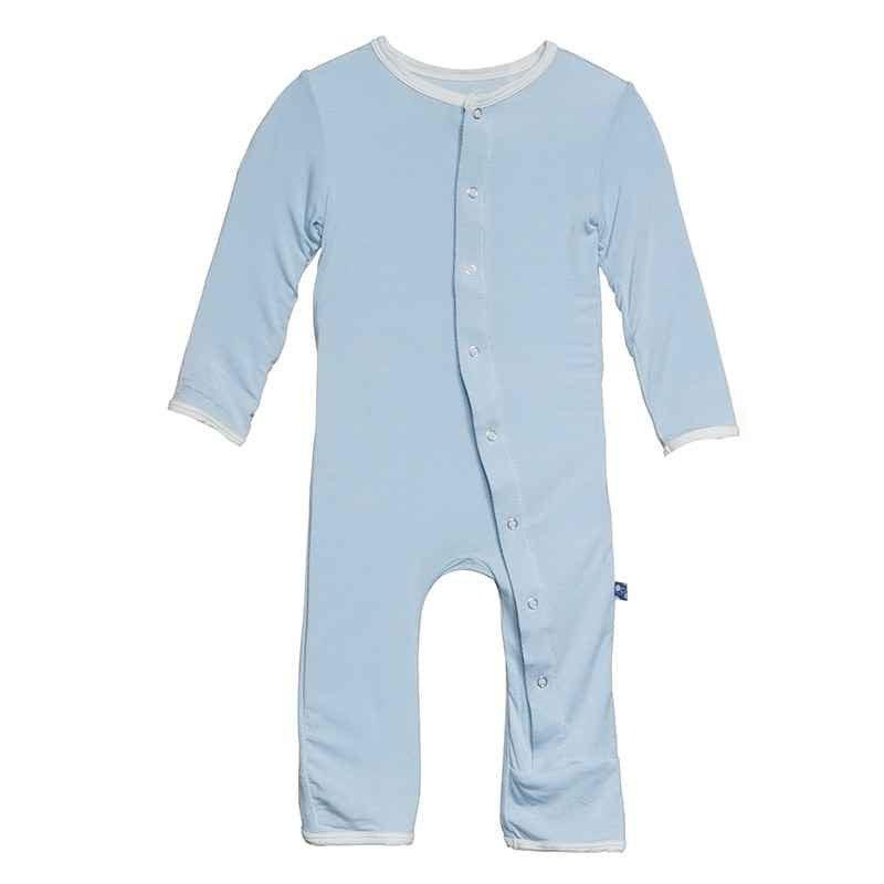 Bamboo Applique Coverall, I Love Dad, Boy - Image 2