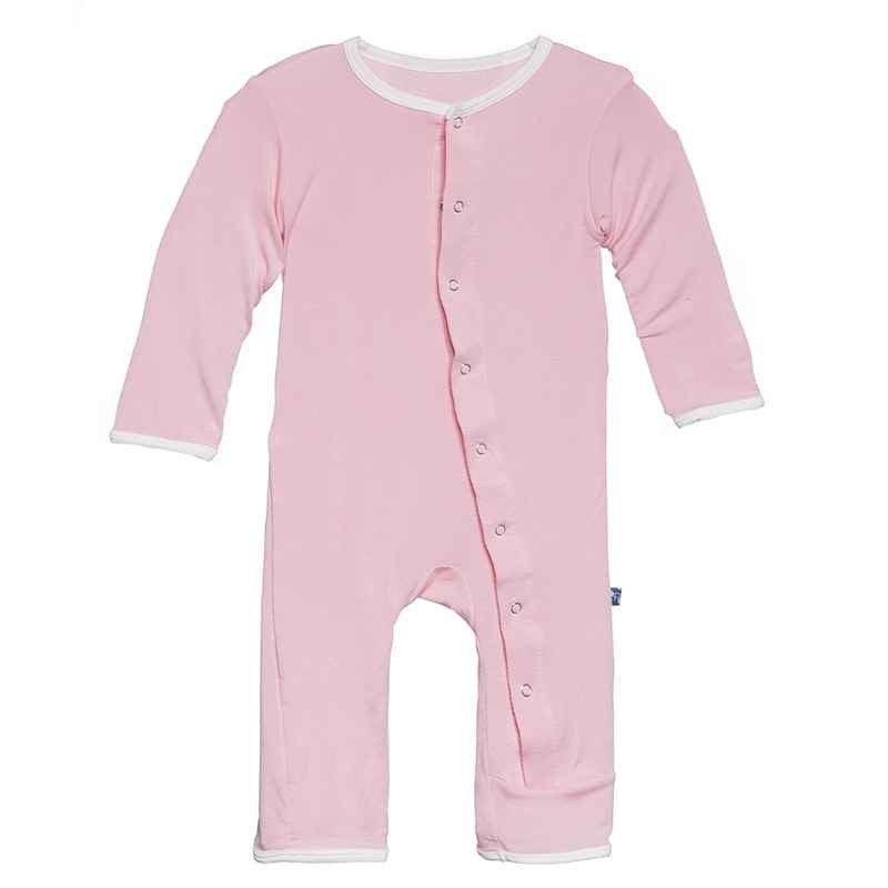 Bamboo Applique Coverall - I Love Mom, Girl - Image 2