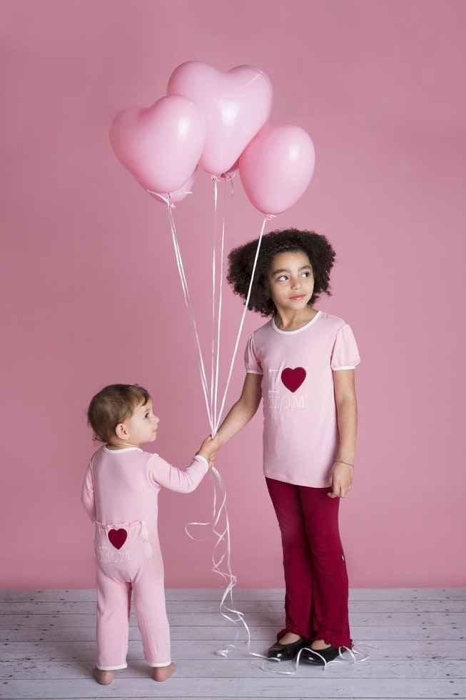 Bamboo Applique Coverall - I Love Mom, Girl - Image 3