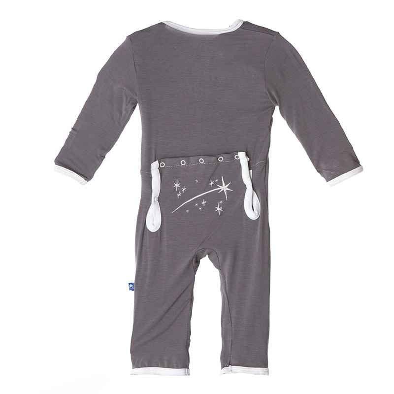Bamboo Applique Coverall - Rain Shooting Stars - Image 5