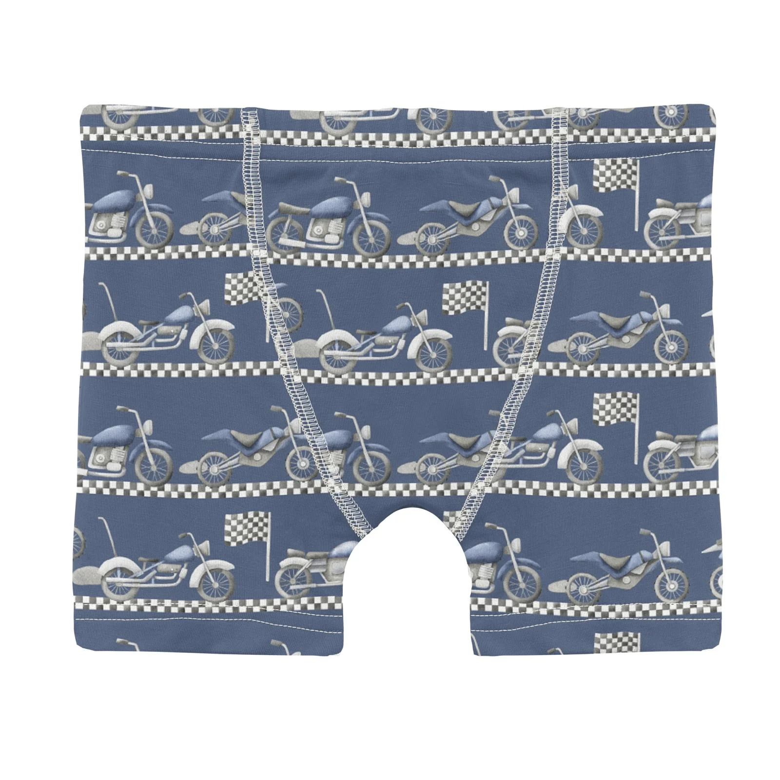 Bamboo Boxer Brief - Denim Motorcycles