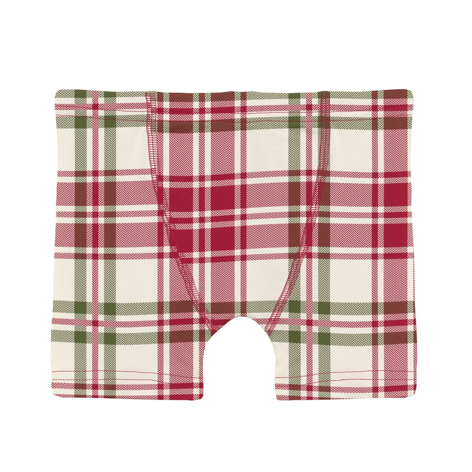 Bamboo Boxer Briefs (Set of 3) - Fireside Plaid, Portabella & Peacoat Mod Christmas - Image 2