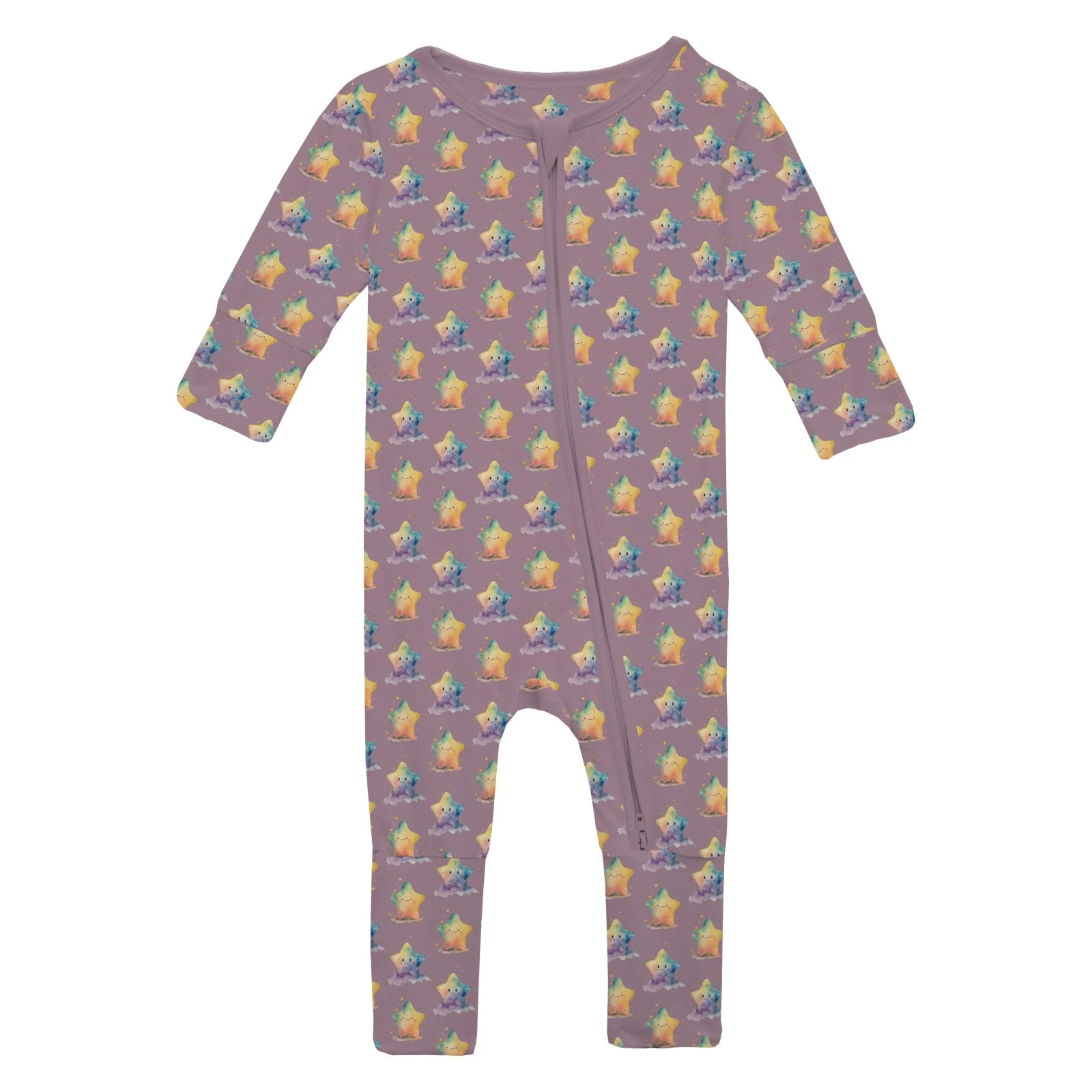 Bamboo Convertible Coverall - Rainbow Stars - Image 5