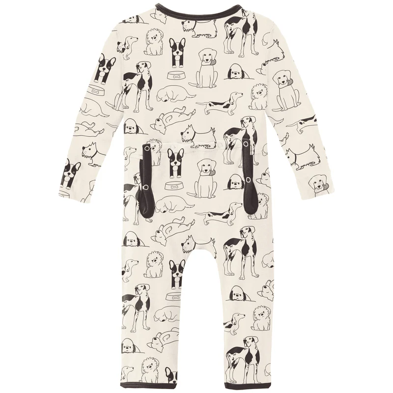 Bamboo Coverall with 2-Way Zipper - Natural Dogs - Image 2