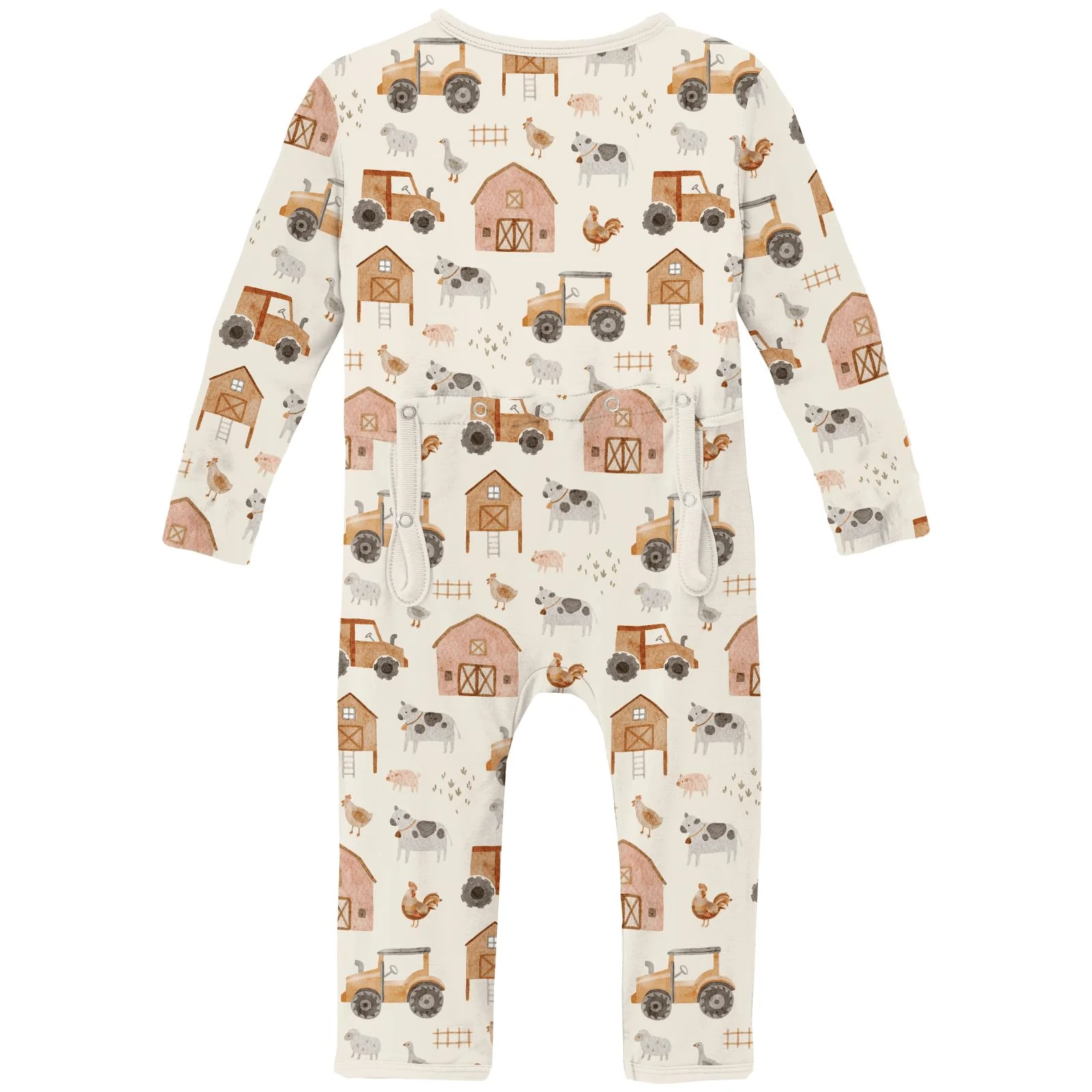 Bamboo Coverall with 2-Way Zipper - Natural Farm Life - Image 2