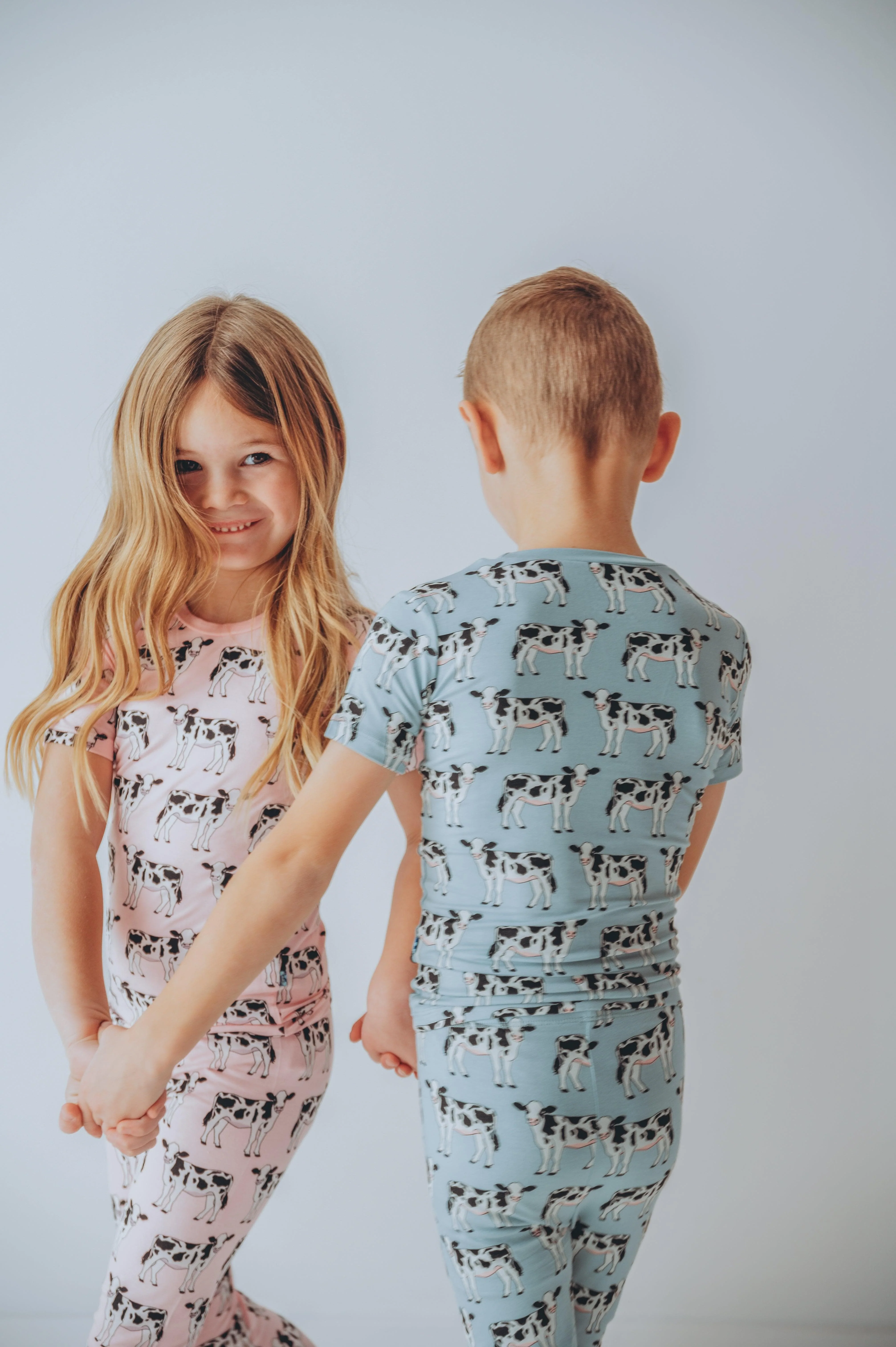 Bamboo Short Sleeve Pajama Set - Cake Pop Cows - Image 4