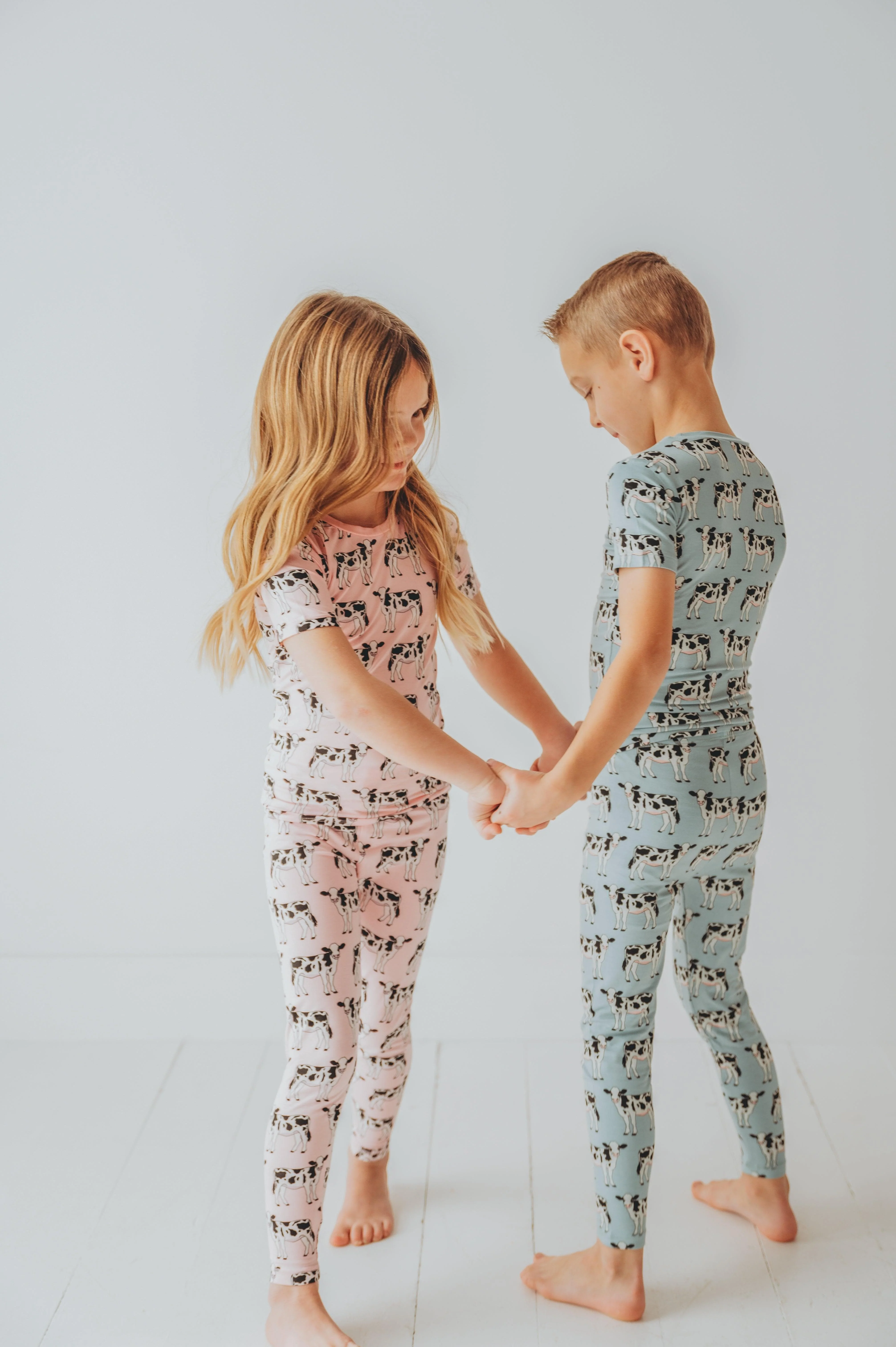 Bamboo Short Sleeve Pajama Set - Cake Pop Cows - Image 7