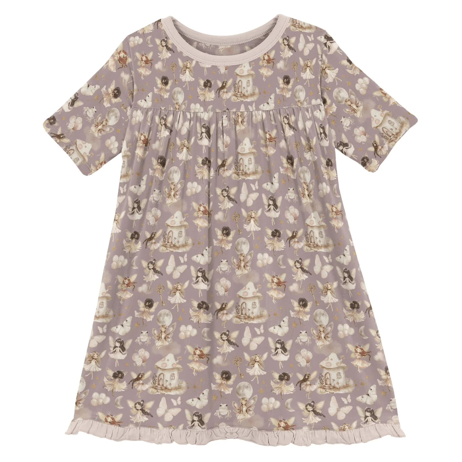 Bamboo Short Sleeve Swing Dress - Sweet Pea Fairy Party - Image 6
