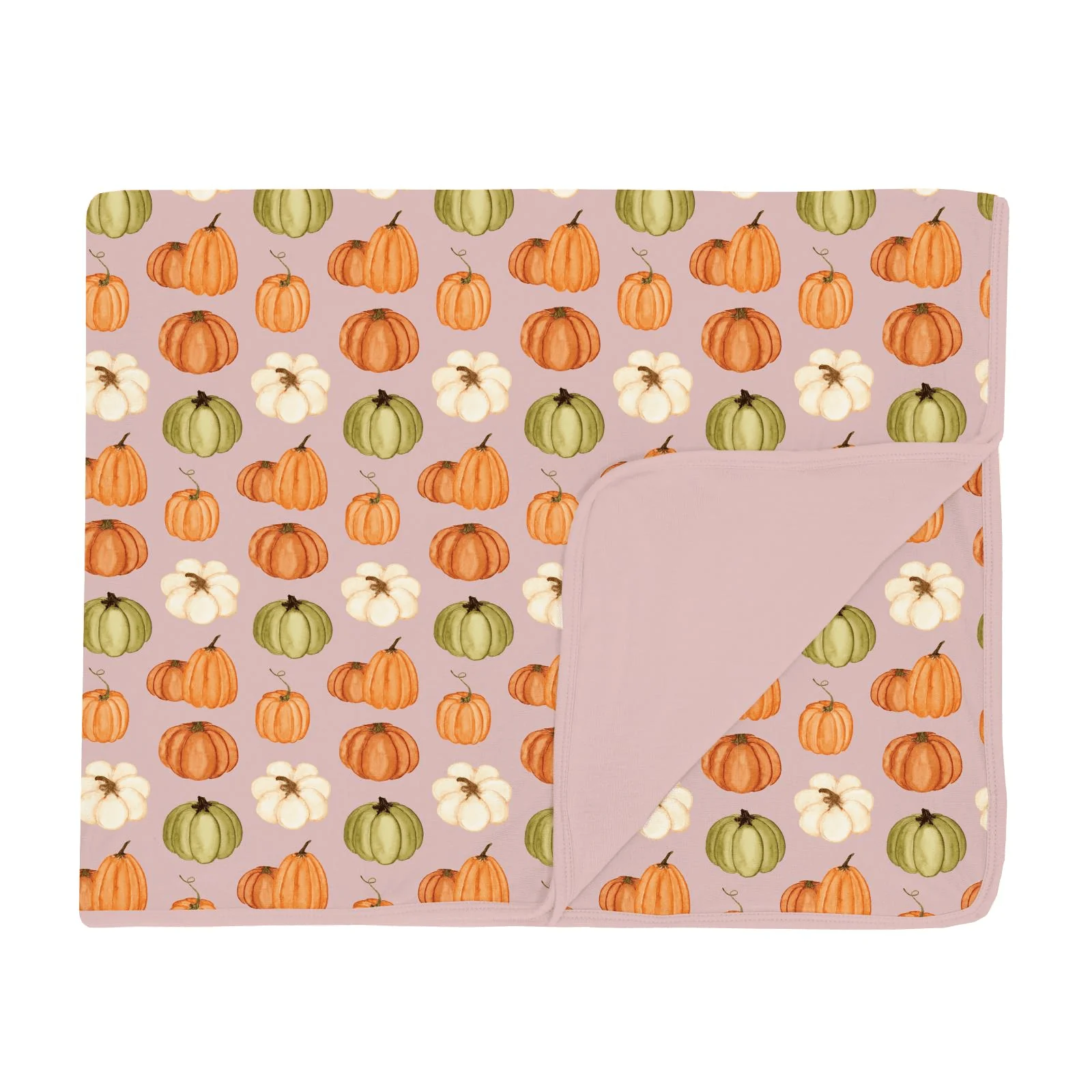 Bamboo Toddler Blanket - Baby Rose Pumpkin Patch