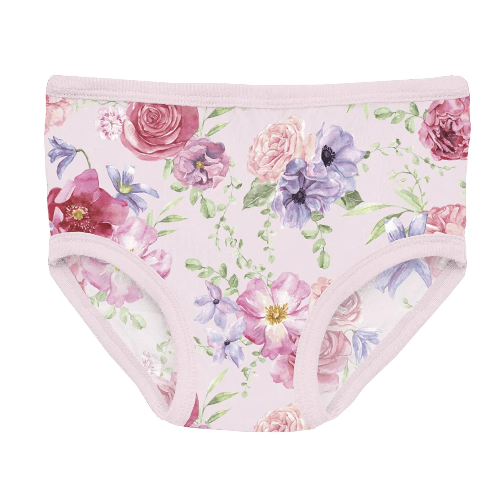Bamboo Underwear (Set of 3) - Baby Rose Cheetah Print, Lavender & Shrinking Violet Dreamy Floral - Image 2