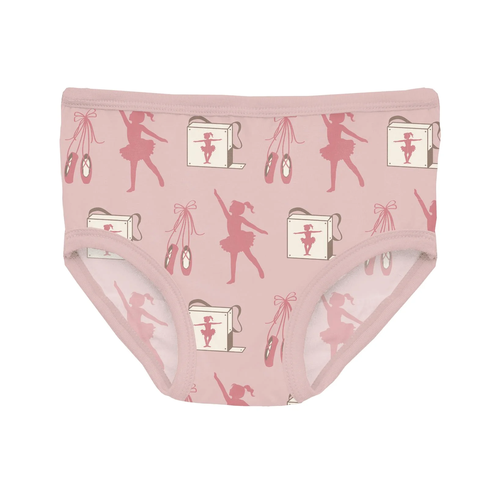 Bamboo Underwear (Set of 3) - Baby Rose Ballet Dancers, Baby Rose & Natural Bubbles - Image 4
