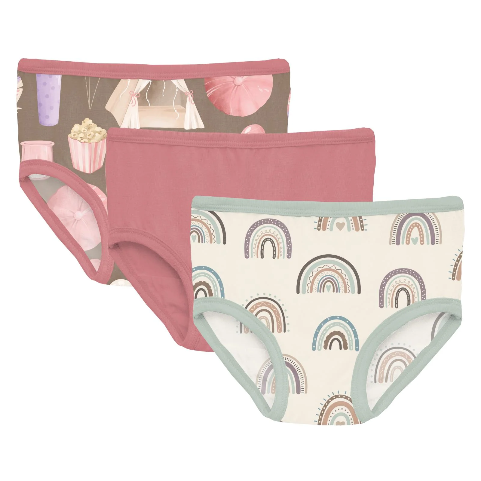 Bamboo Underwear (Set of 3) - Portabella Slumber Party, Desert Rose & Earthy Rainbows