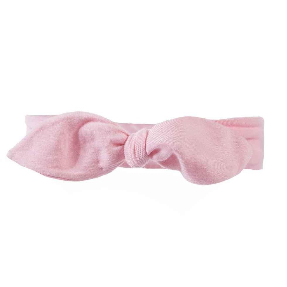 Solid Bamboo Bow Headband - Lotus - Image 3