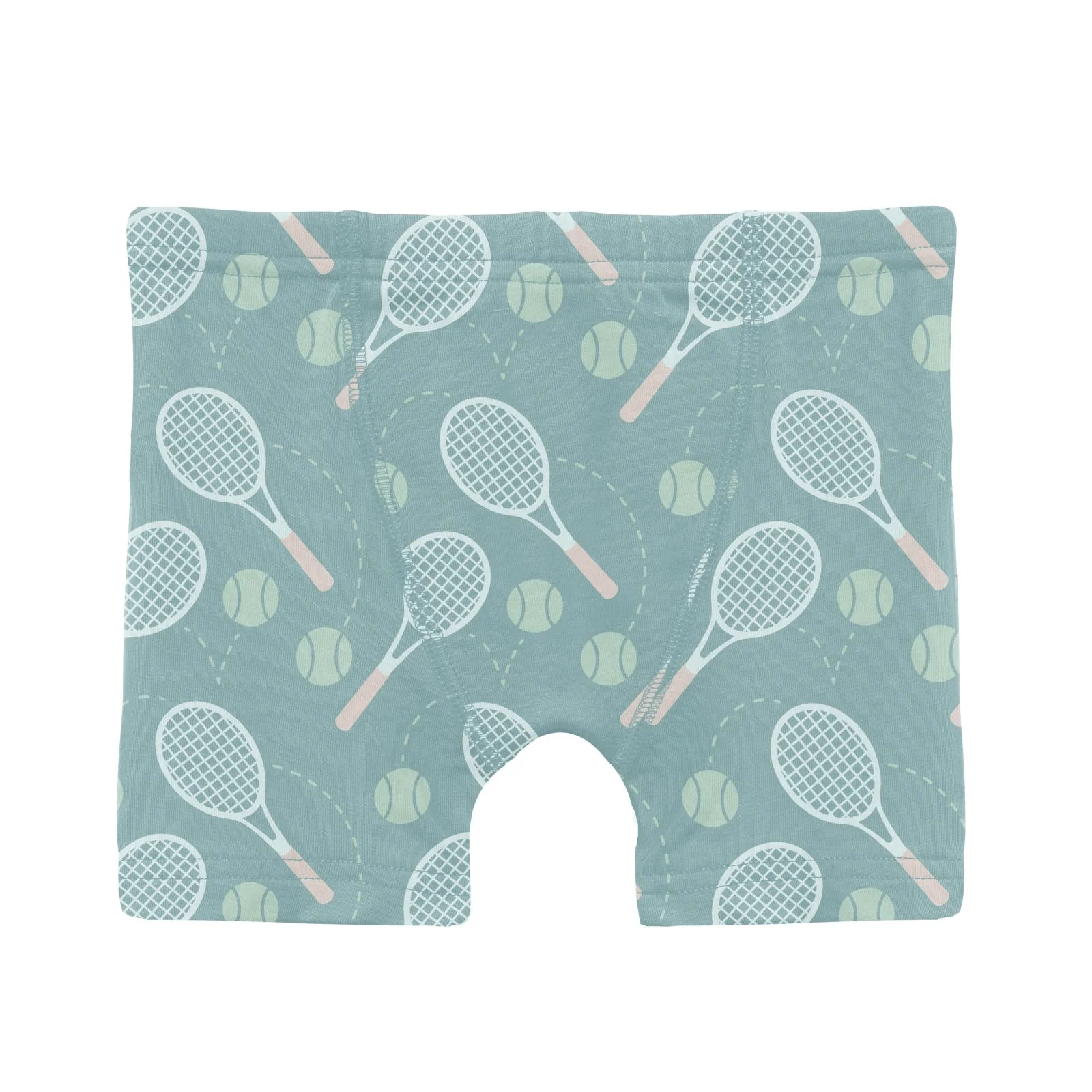 Bamboo Boxer Briefs (Set of 3) - Jade Tennis, Agave & Lakeside Stripe - Image 2