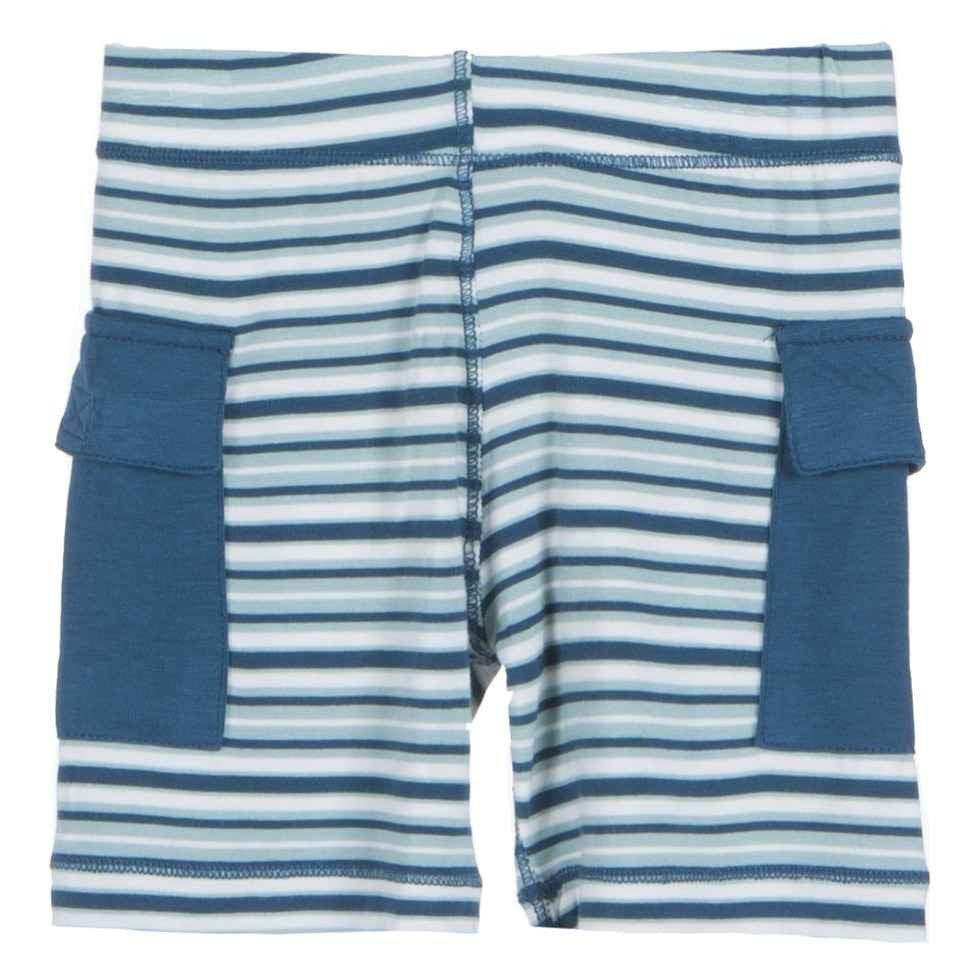 Boys Cargo Shorts, Boy Animal Stripe - Image 2