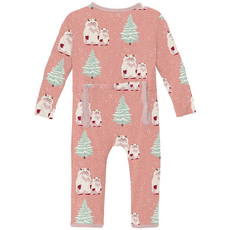 Bamboo Coverall with 2-Way Zipper - Blush Yeti - Image 2