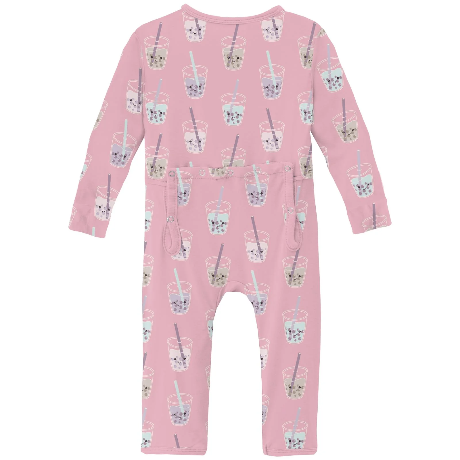 Bamboo Coverall with 2-Way Zipper - Cake Pop Boba - Image 2