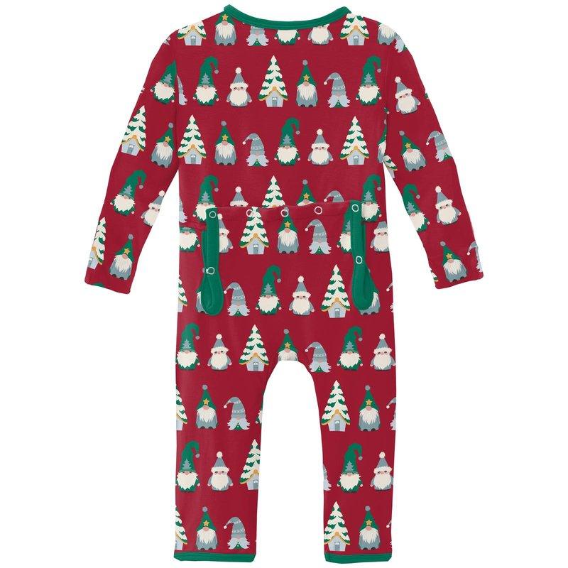 Bamboo Coverall with 2-Way Zipper - Crimson Gnomes - Image 2