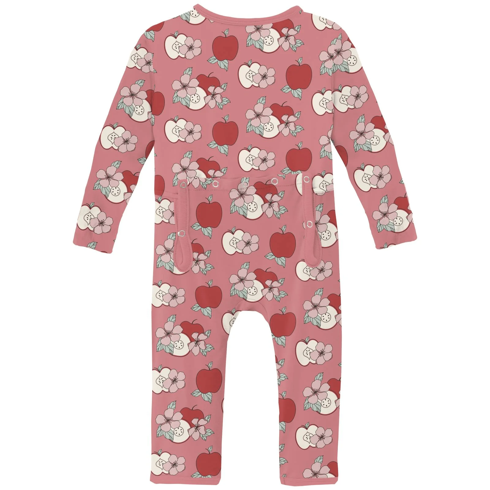 Bamboo Coverall with 2-Way Zipper - Desert Rose Apple Picking - Image 2