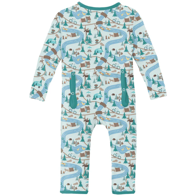 Bamboo Coverall with 2-Way Zipper - Fresh Air Campground Map - Image 2