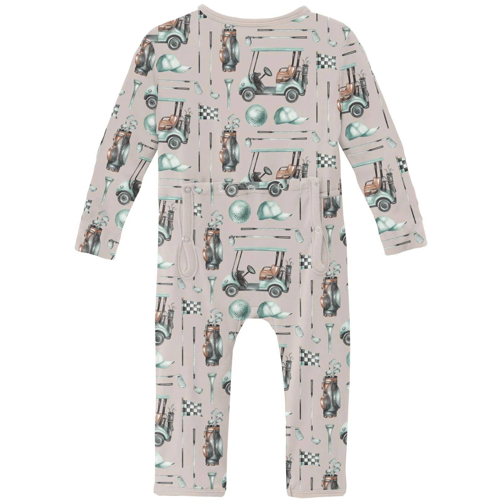 Bamboo Coverall with 2-Way Zipper - Latte Golf - Image 2