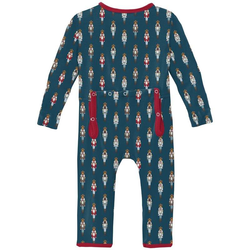 Bamboo Coverall with 2-Way Zipper - Peacock Nutcrackers - Image 2