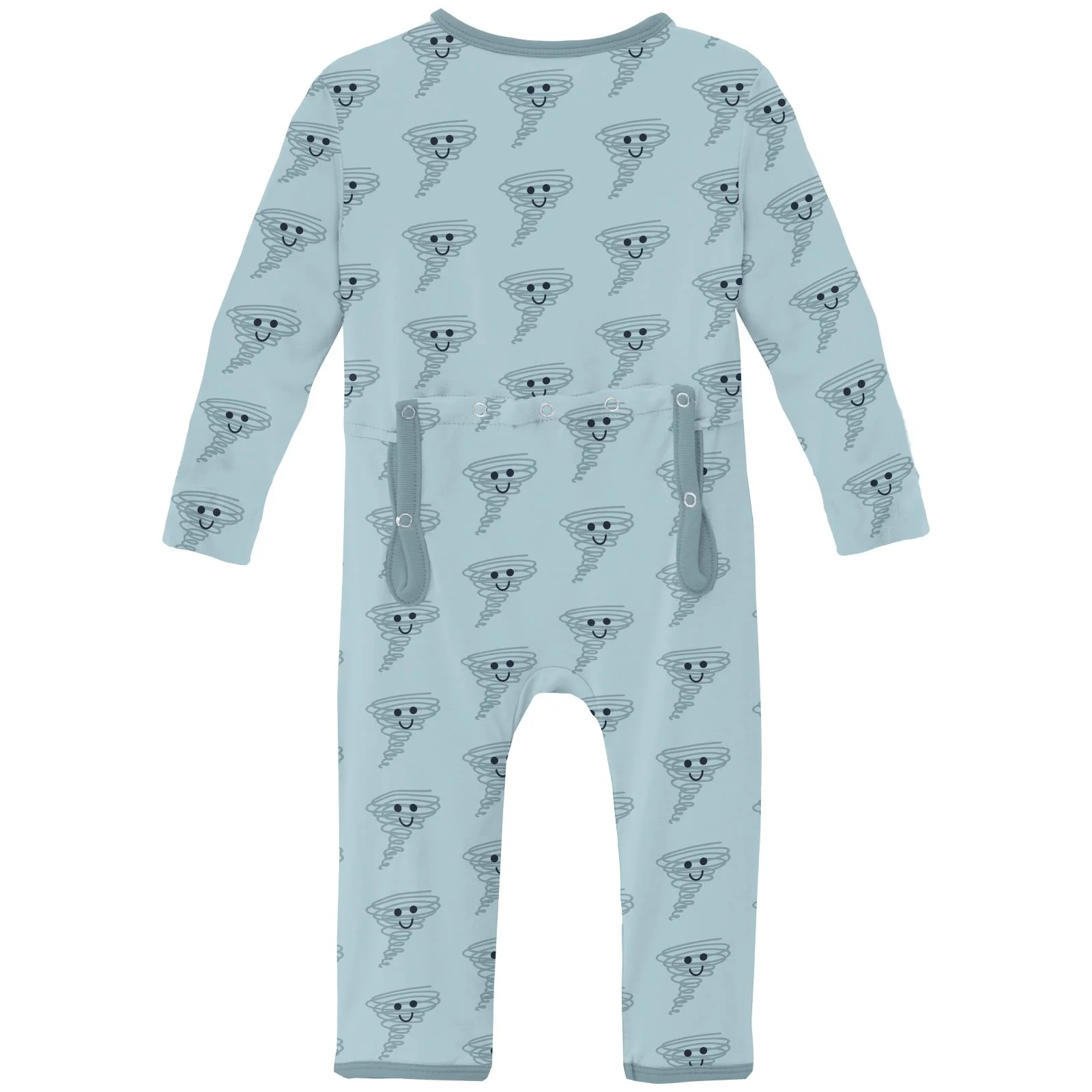 Bamboo Coverall with 2-Way Zipper - Spring Sky Happy Tornado - Image 2
