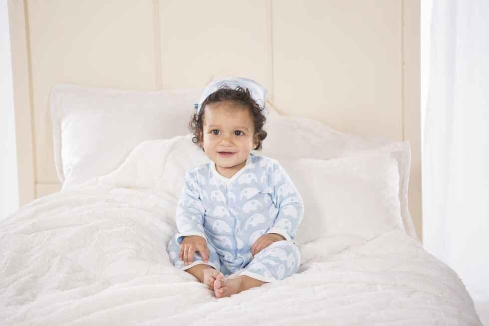 Essentials Boys Bamboo Coverall with Snaps, Pond Elephant - Image 5