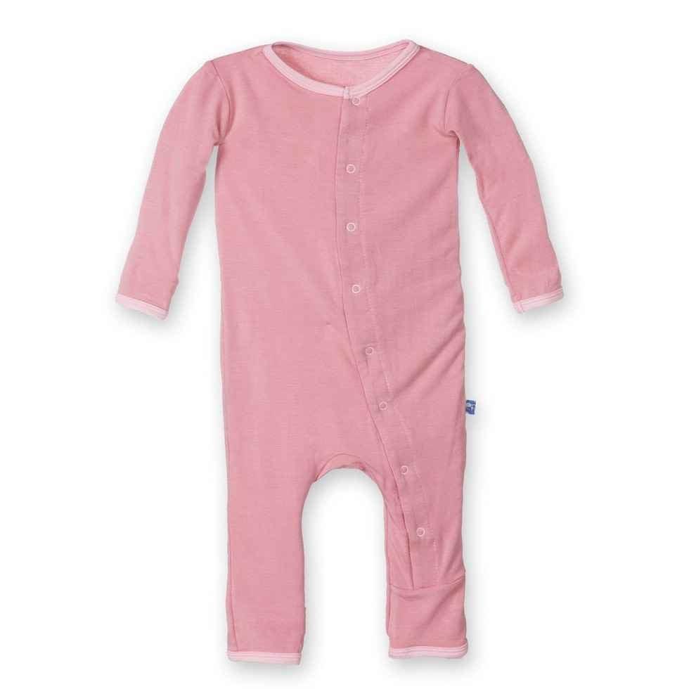 Girl's Bamboo Fitted Applique Coverall - Desert Rose Wild Horses - Image 2