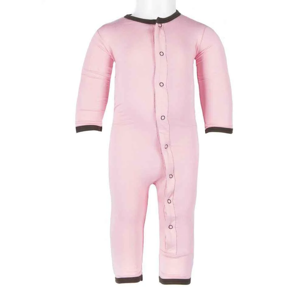 Girl's Bamboo Holiday Fitted Applique Coverall - Lotus Year of the Rooster - Image 4