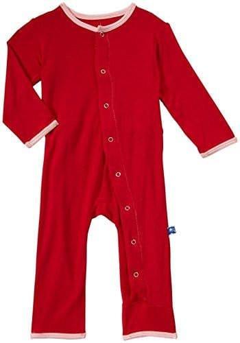 Girl's Print Bamboo Applique Coverall with Snaps - Balloon Popsicle - Image 2