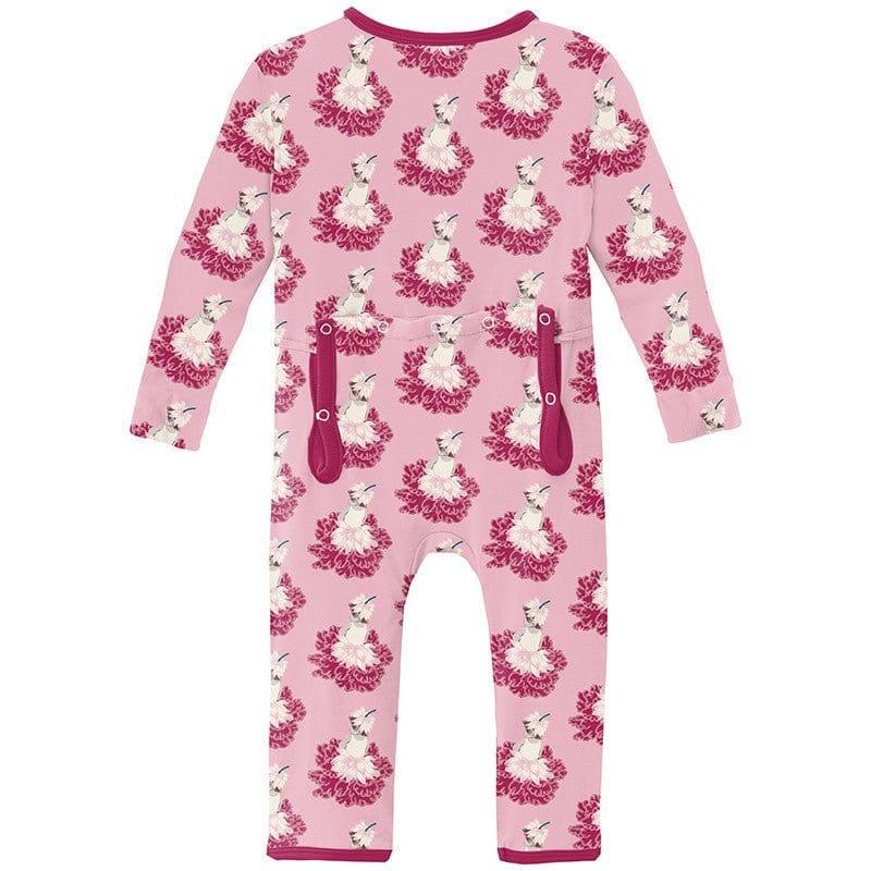 Girl's Print Bamboo Coverall with 2-Way Zipper - Cake Pop Thumbelina - Image 2