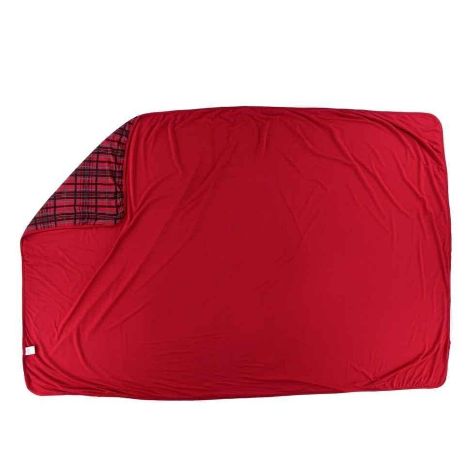 Holiday Bamboo Toddler Blanket - Christmas Plaid, One Size - Image 4