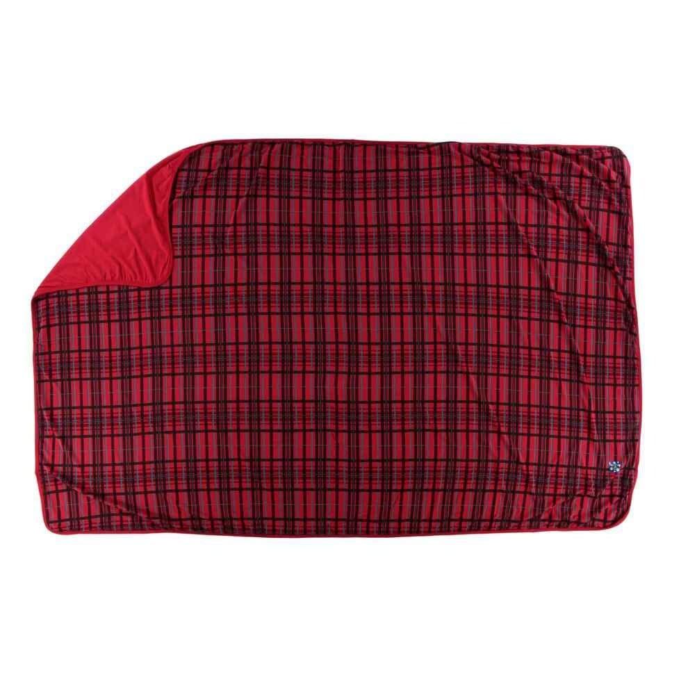 Holiday Bamboo Toddler Blanket - Christmas Plaid, One Size - Image 6
