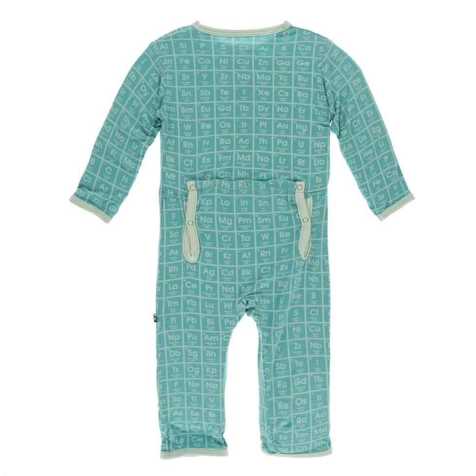 Print Bamboo Coverall with Zipper - Neptune Elements - Image 2
